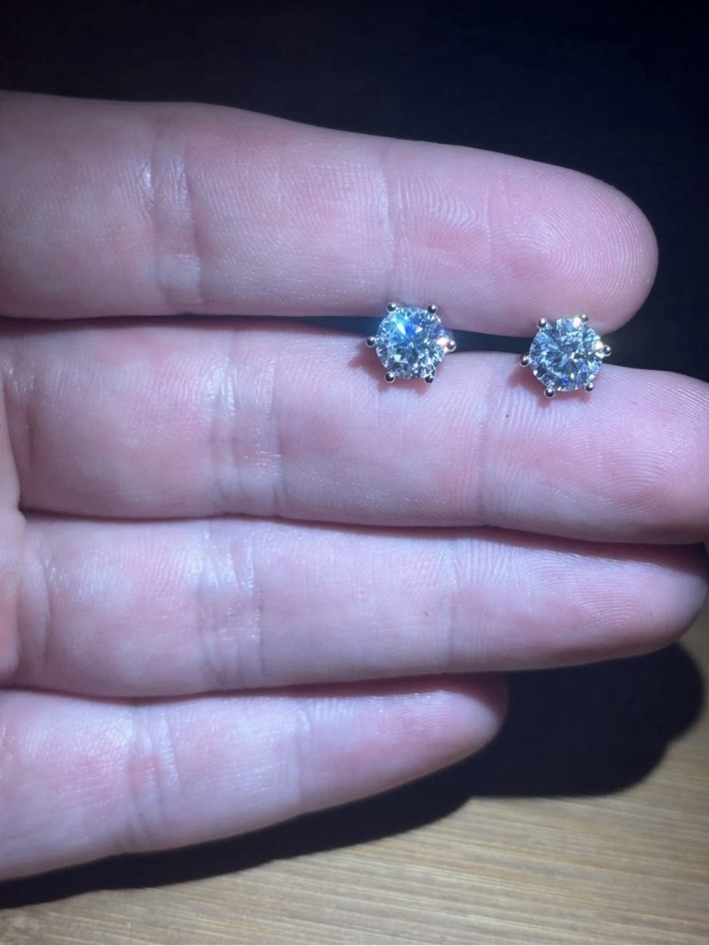 VVS1 Moissanite Stud Earring